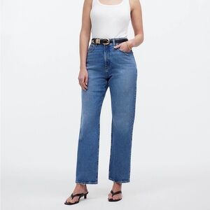 Madewell Tall Curvy 90’s Straight Crop Jeans